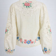 Blusa con Ricami Floreali e Pizzo Astrid, SEA New York
