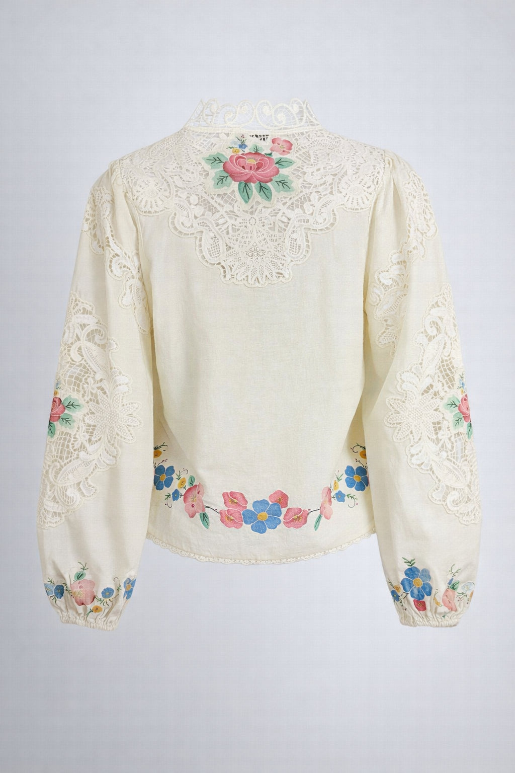 Blusa con Ricami Floreali e Pizzo Astrid, SEA New York