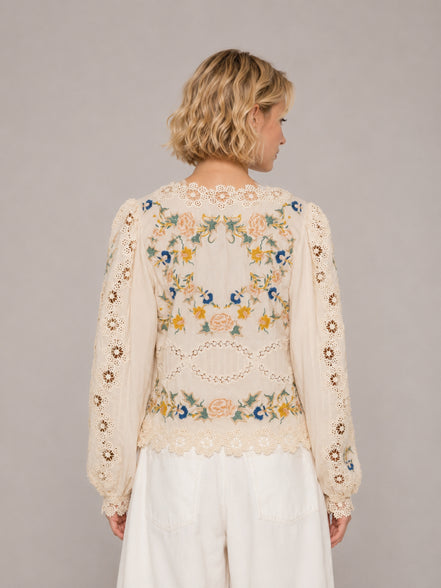 SEA New York, Blusa Ricami e Pizzo Adonna