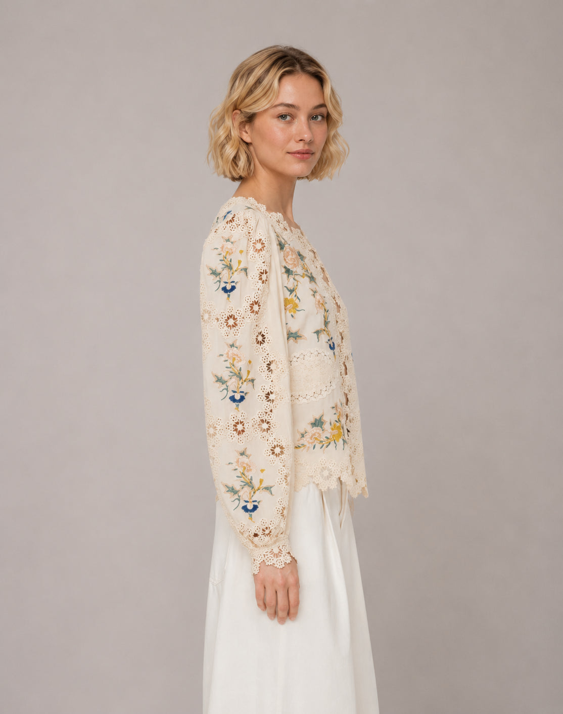 SEA New York, Blusa Ricami e Pizzo Adonna