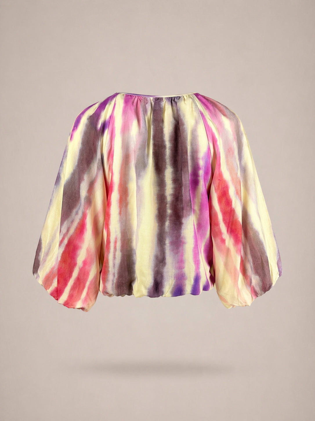 Suncoo, Blusa Tie-dye con Manica a Tre Quarti Lima