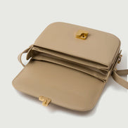 Borsa a Tracolla in Pelle Sabbia Bellissima Mini Soeur