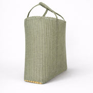 Palorosa, Borsa In Platica Intrecciata Flat Large