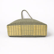 Palorosa, Borsa In Platica Intrecciata Flat Large