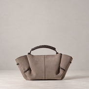 Hereu, Borsa piccola a tracolla e a mano in suede Mini Arta