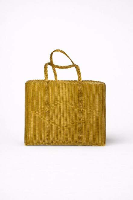 Palorosa, Borsa Backet  Large In Plastica Intrecciata