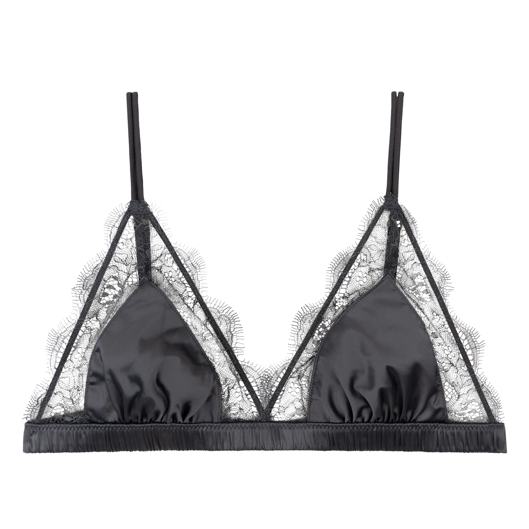 Love Stories, Set Bralette Love Lace & Slip Charlotte Antracite