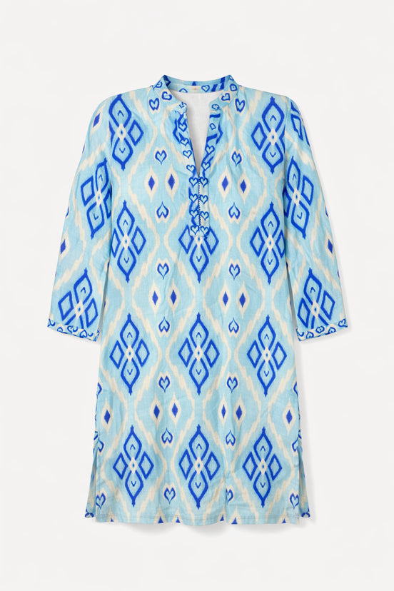Caftano al Ginocchio Fantasia Ikat Nimo with Love