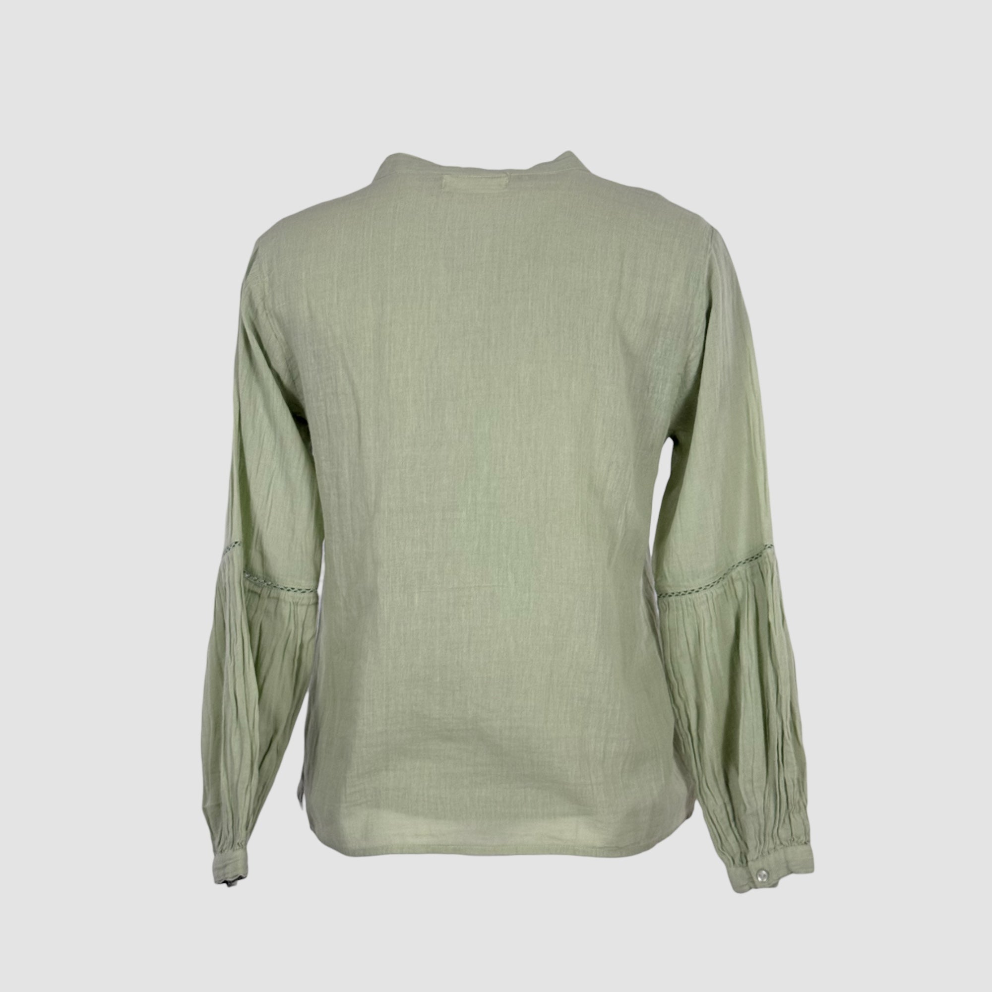 Caftano con ricami salvia Shanti Maison Hotel