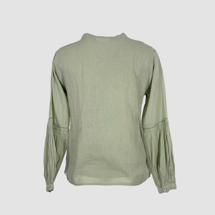 Caftano con ricami salvia Shanti Maison Hotel