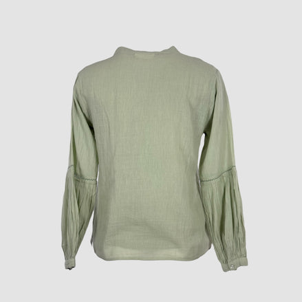 Caftano con ricami salvia Shanti Maison Hotel