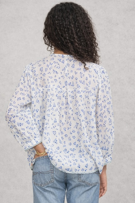MA.BE Apparel, Caftano in Cotone Microfantasia Edie