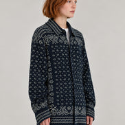Guest in Residence, Camicia Cashmere Blu Bandana