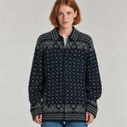 Guest in Residence, Camicia Cashmere Blu Bandana