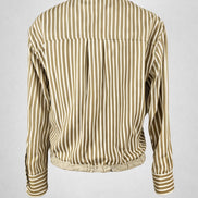 Camicia di Cotone Over a Bastoncino con Coulisse sul Fondo, True Royal