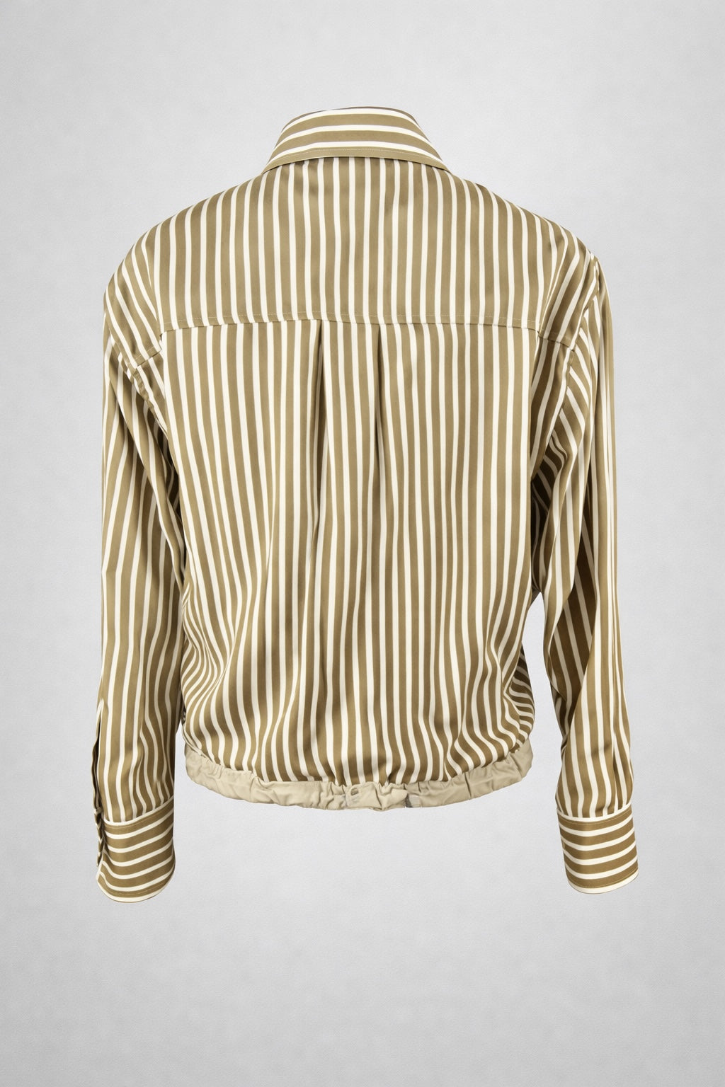 Camicia di Cotone Over a Bastoncino con Coulisse sul Fondo, True Royal
