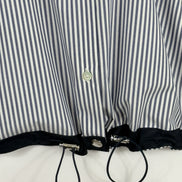 Camicia di Cotone Over a Bastoncino con Coulisse sul Fondo, True Royal