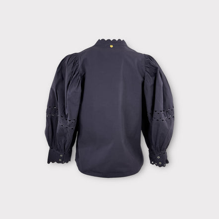 Camicia Coreana Popeline Cotone Romy Antik Batik