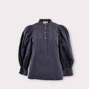 Camicia Coreana Popeline Cotone Romy Antik Batik