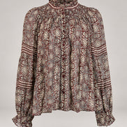 Ba&sh, Blusa Stampata In Viscosa Denna