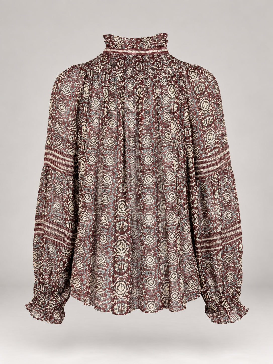 Ba&sh, Blusa Stampata In Viscosa Denna