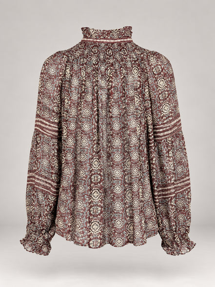 Ba&sh, Blusa Stampata In Viscosa Denna
