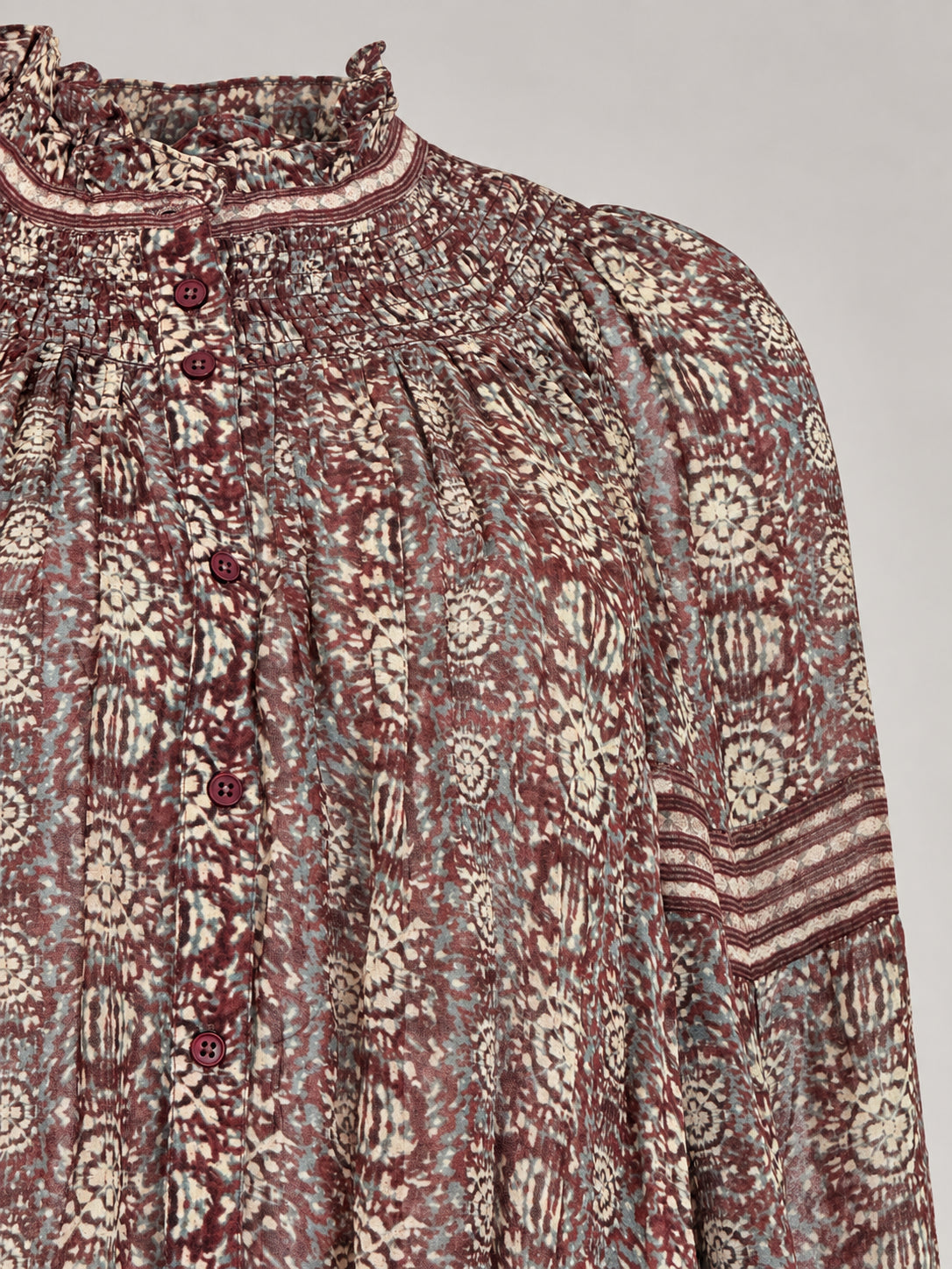 Ba&sh, Blusa Stampata In Viscosa Denna