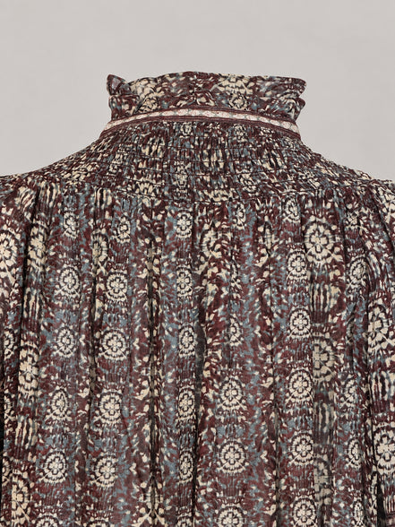 Ba&sh, Blusa Stampata In Viscosa Denna