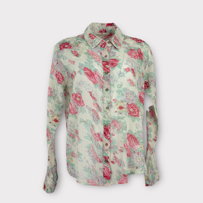 Camicia di Cotone Floreale Maison Hotel