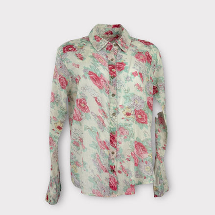 Camicia di Cotone Floreale Maison Hotel