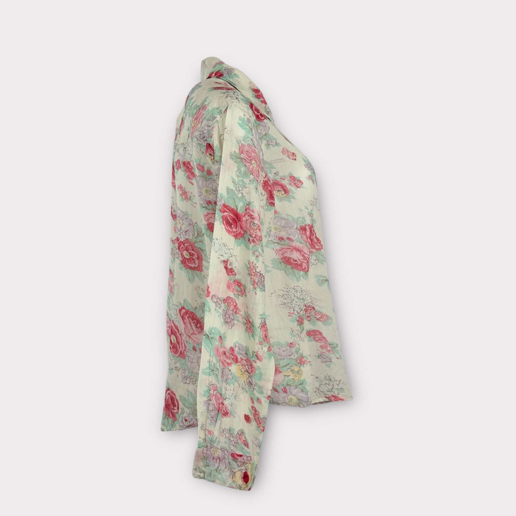 Camicia di Cotone Floreale Maison Hotel