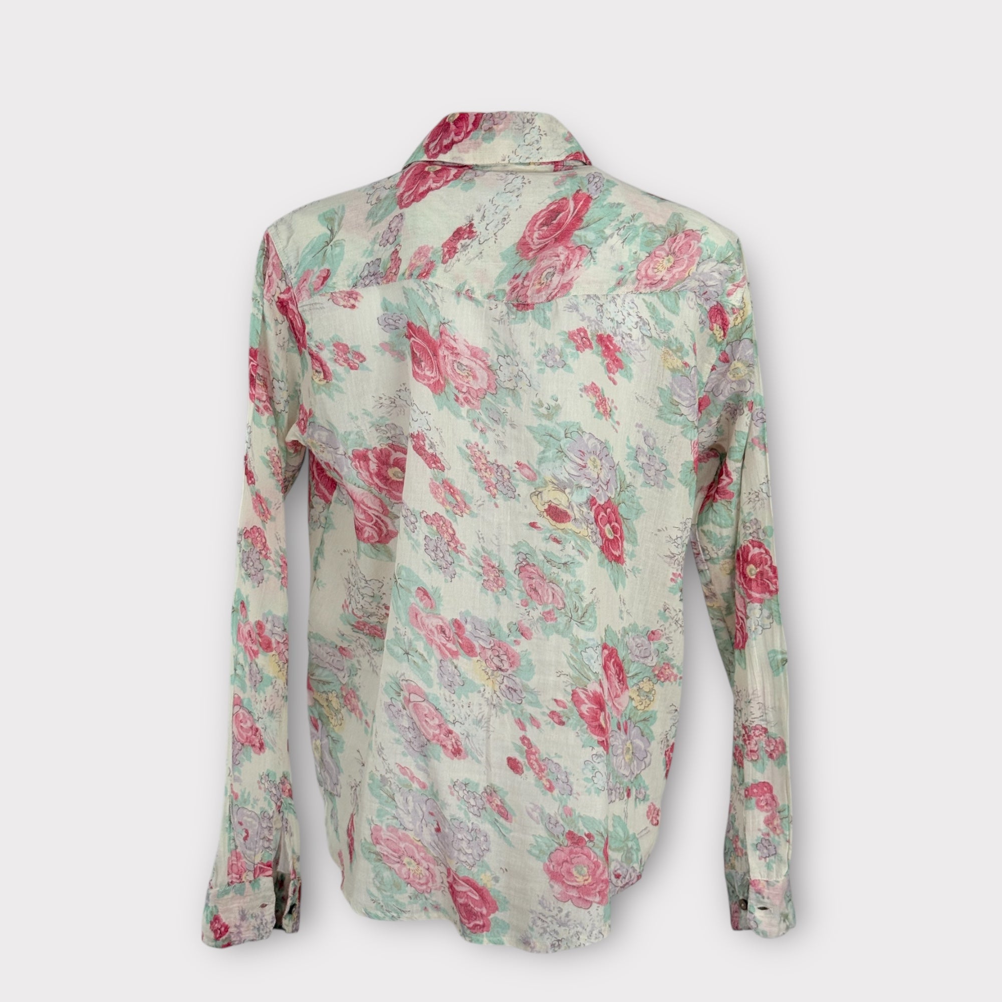 Camicia di Cotone Floreale Maison Hotel