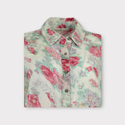 Camicia di Cotone Floreale Maison Hotel