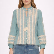 Blusa Azzurra con Pizzo Kirsten, SEA New York