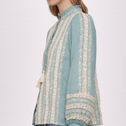 Blusa Azzurra con Pizzo Kirsten, SEA New York