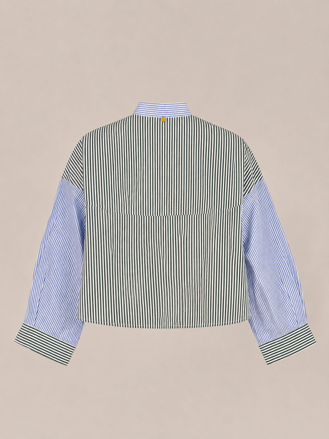 Antik Batik, Camicia Boxy Coreana a Righe Martin