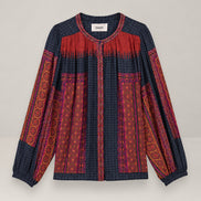 Ba&sh, Camicia in Viscosa Muticolore Olivio