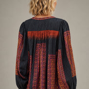 Ba&sh, Camicia in Viscosa Muticolore Olivio