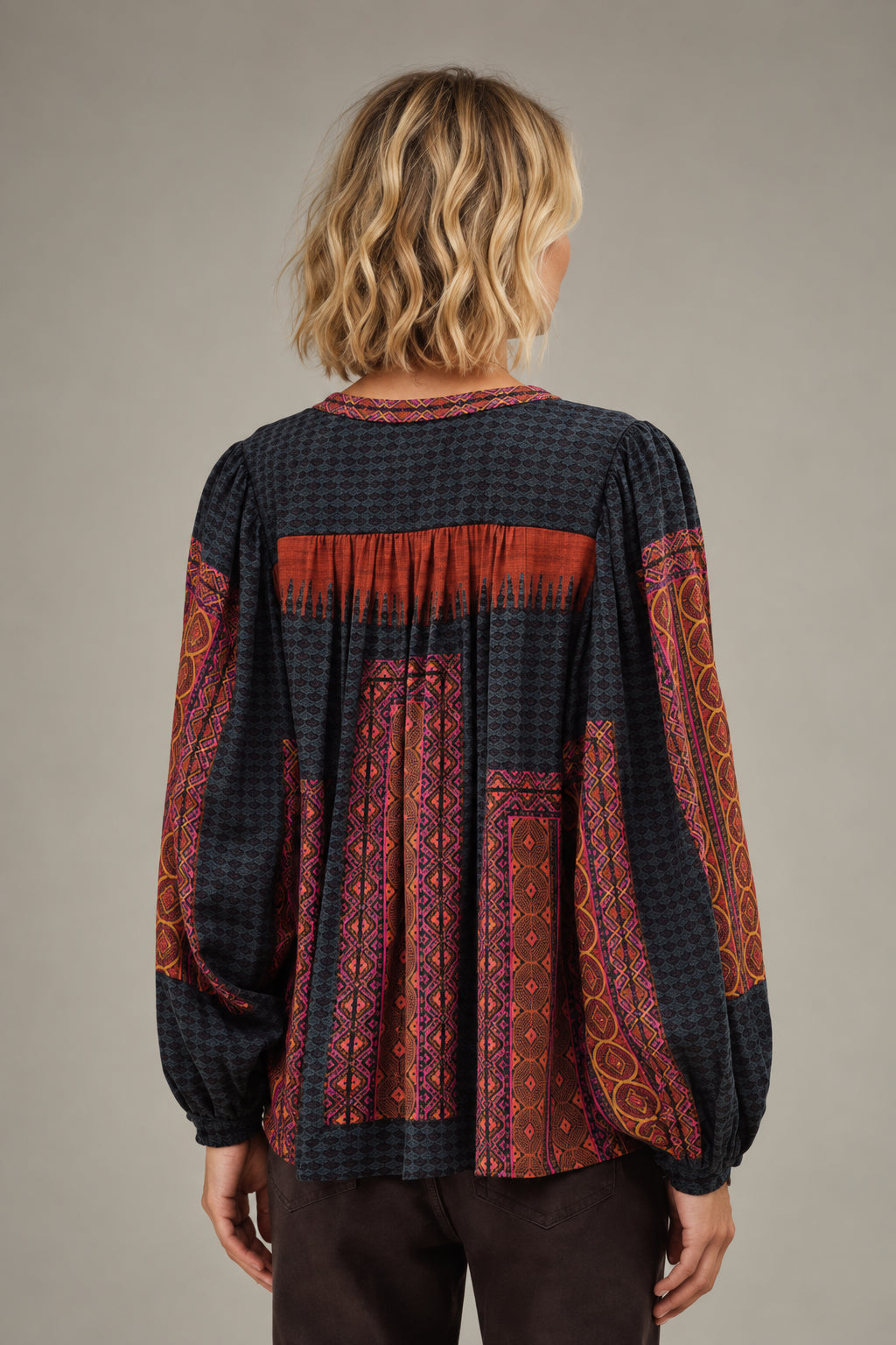 Ba&sh, Camicia in Viscosa Muticolore Olivio