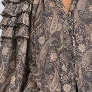 Scarlett Poppies, Camicia con Stampa Paisley e Volant