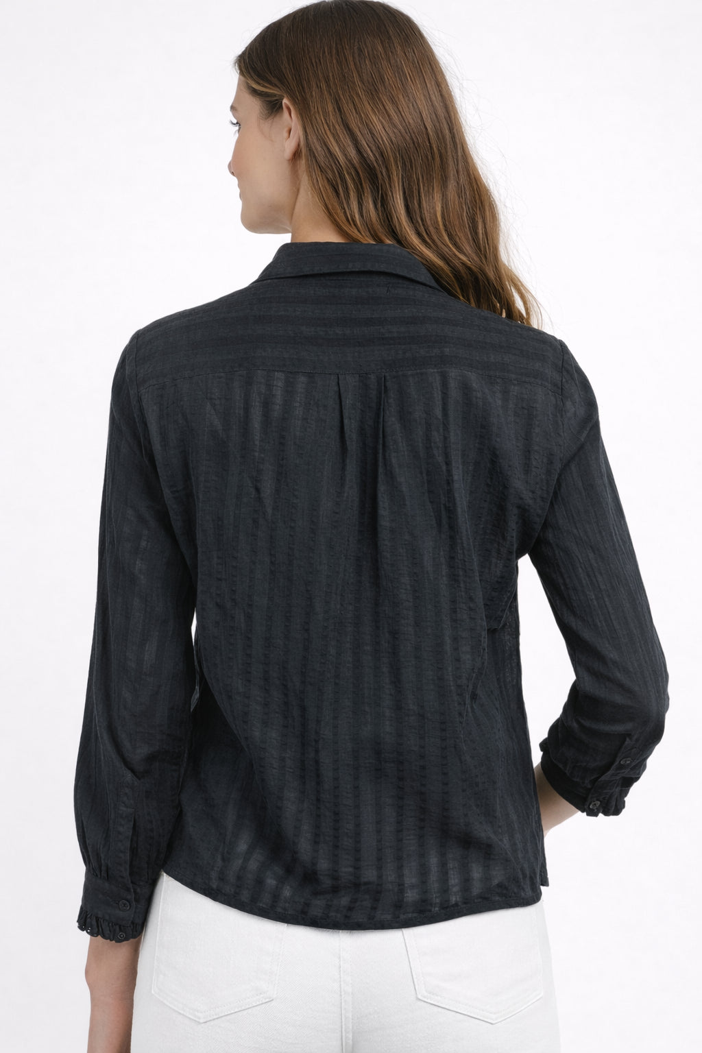 Camcia con Ricami Blu Notte Maison Hotel