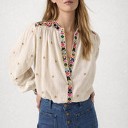 Camicia Coreana Ricamata Cleo Maison Hotel