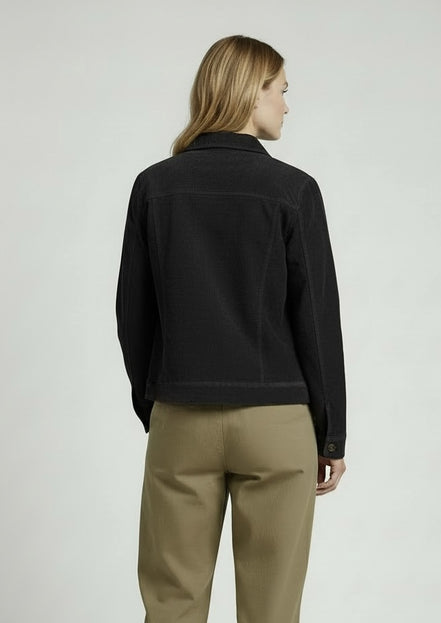 Camicia in Camoscio Slim Fit  con Tasche