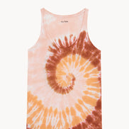 Kujten, Canotta in Lino con Stampa Tie Dye