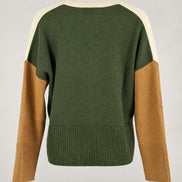 Inland, Cardigan Over in Cashmere Color Block