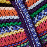 Cardigan Girocollo a Righe Muticolor Ba&sh