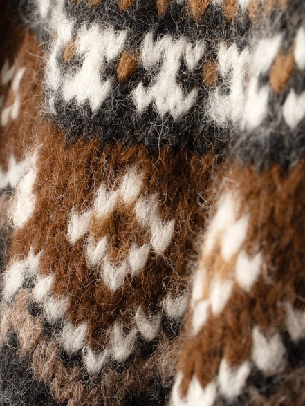 Xirena, Cardigan stile Fair Isle in Alpaca e Lana