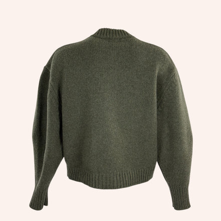 Cardigan Girocollo Maniche Baloon Lana Leonard Soeur