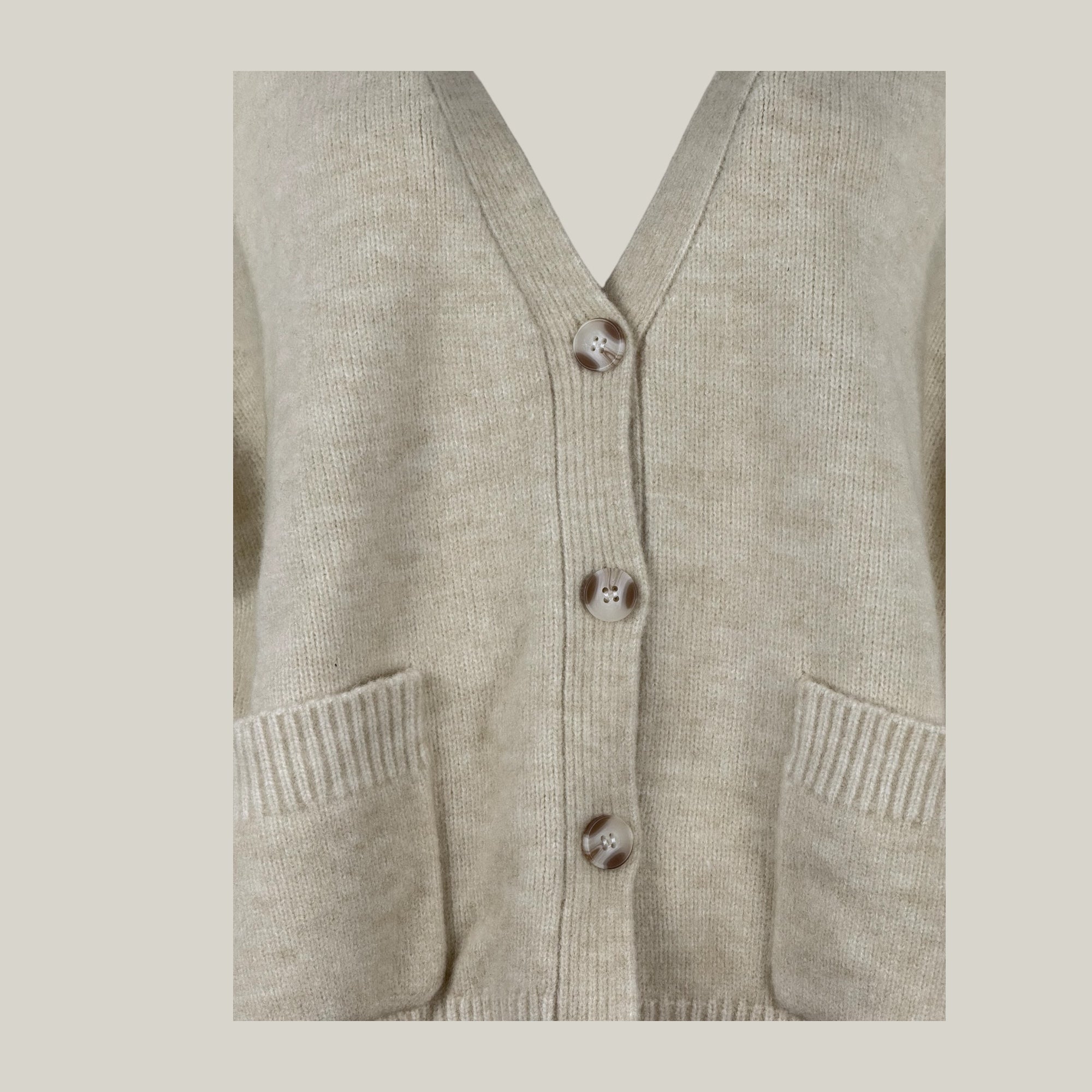 Cardigan Over con Bottoni e Tasche Gaely Suncoo