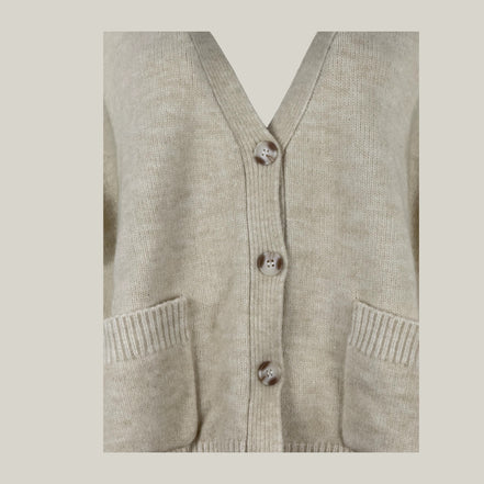 Cardigan Over con Bottoni e Tasche Gaely Suncoo